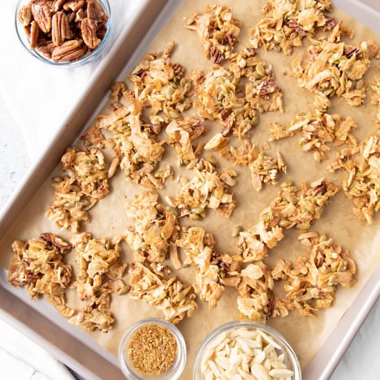 Keto Coconut Clusters