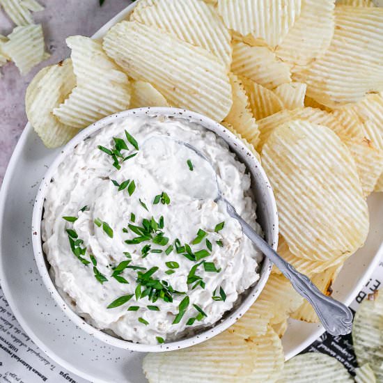 Healthy French Onion Dip