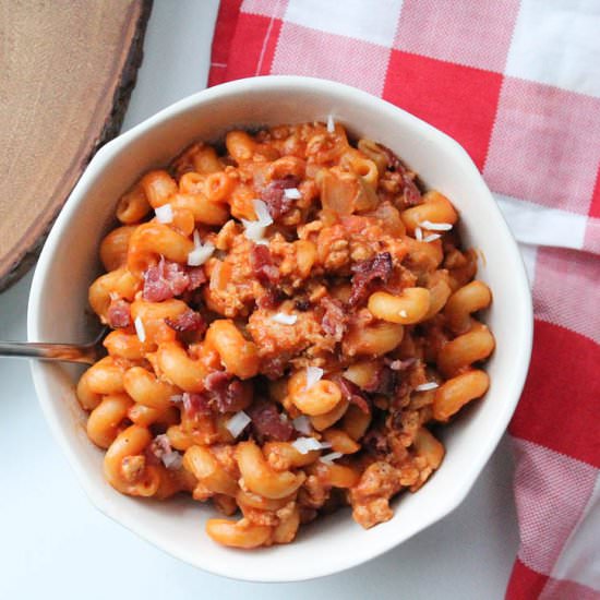 Bacon Cheeseburger Hamburger Helper