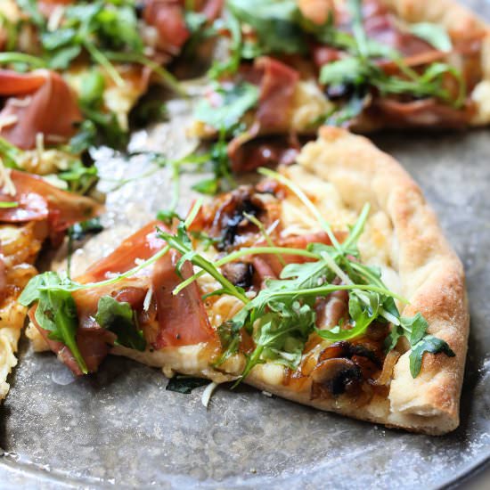 Arugula Prosciutto Pizza