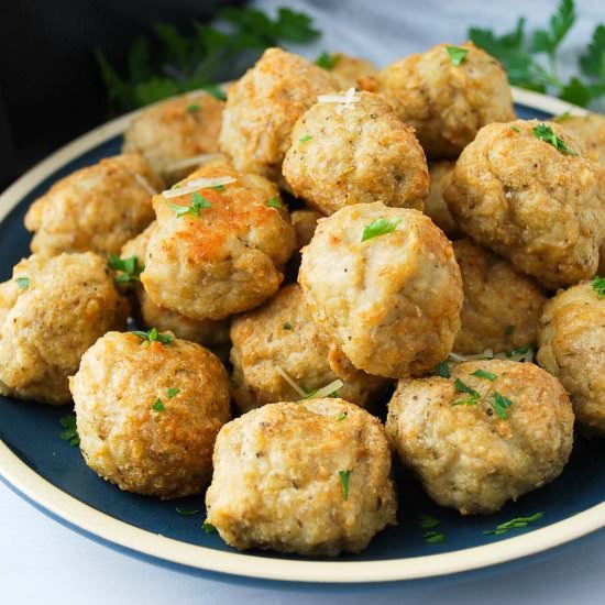 Air Fryer Chicken Meatballs