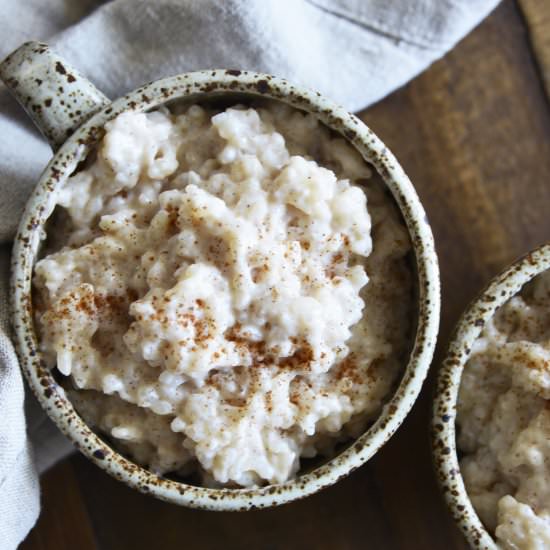 Old Fashioned Rice Pudding Recipe