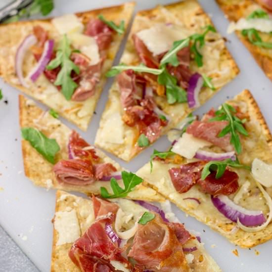 Crispy Prosciutto Flatbread