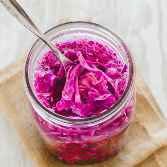 Red Cabbage Sauerkraut