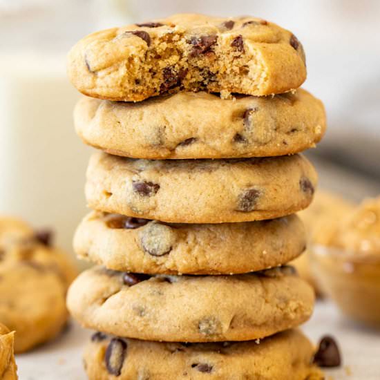 Peanut Butter Chocolate Chip Cookie