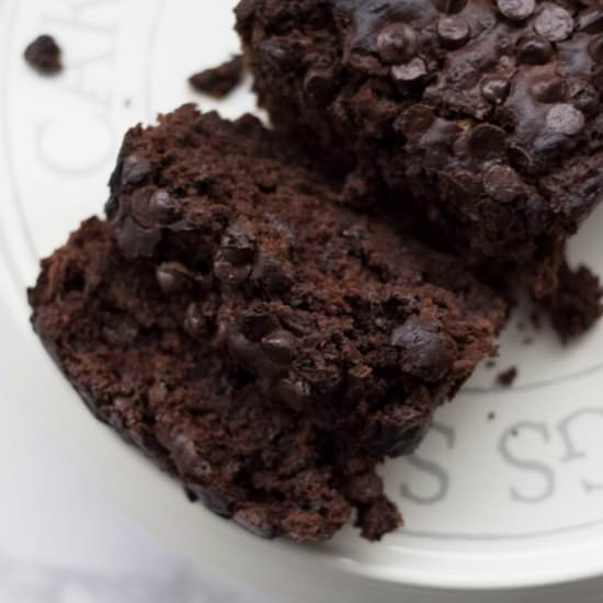 Vegan Chocolate Zucchini Bread