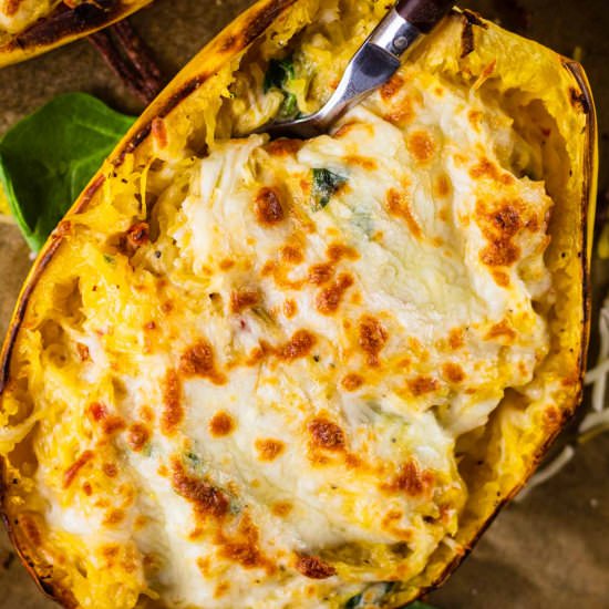 Spaghetti Squash Alfredo