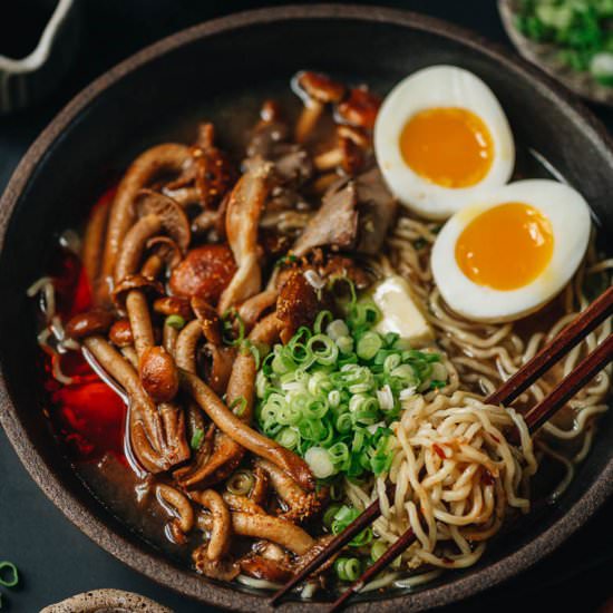 Easy Mushroom Ramen