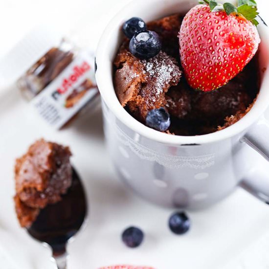 Nutella Mug Cake Recipe