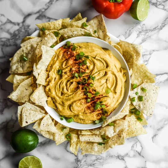Easy Nacho “Cheese” Dip (Vegan+GF)