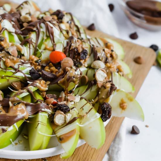 Healthy Apple Nachos