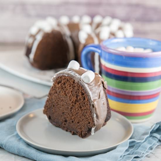 Hot Chocolate Bundt Cake