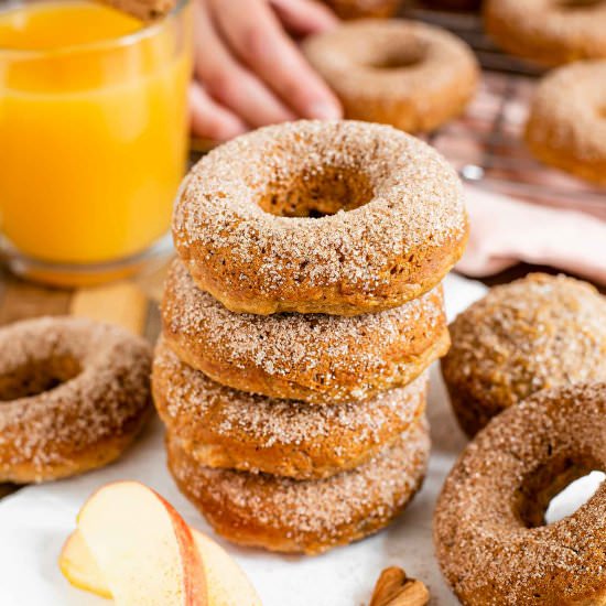 Apple Cider Vegan Doughnuts