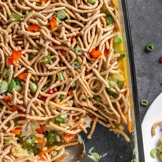 Chicken Chow Mein Casserole