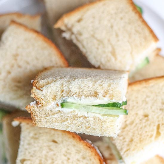 Mini Cucumber Sandwiches