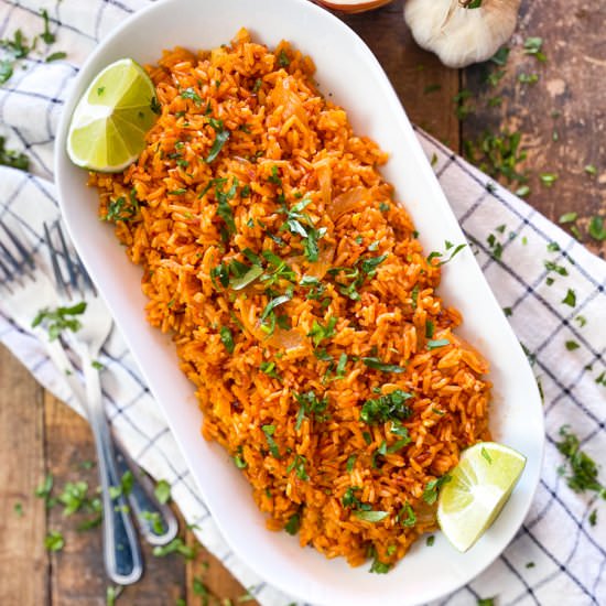 The Best Mexican-Style Orange Rice