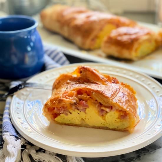 Ham Egg Cheese Puff Pastry