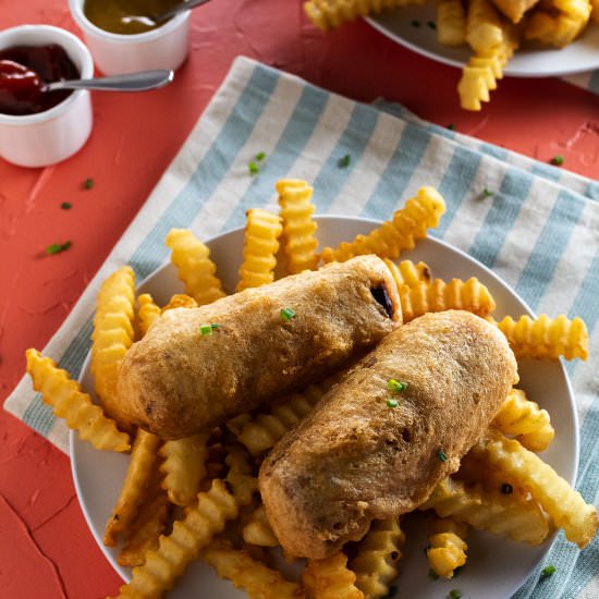 Battered Sausages Recipe