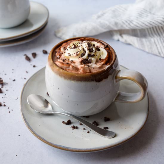 Creamy Oat Milk Hot Chocolate