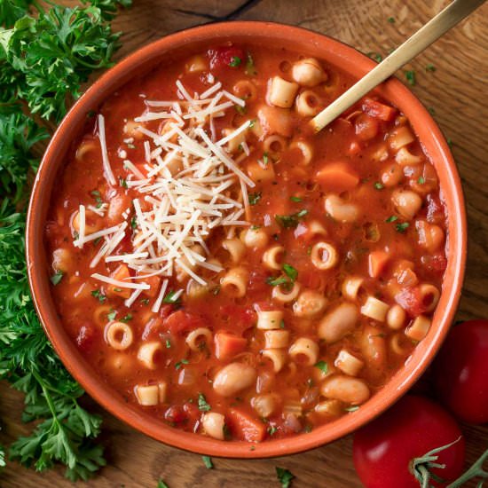 White Bean Minestrone Soup