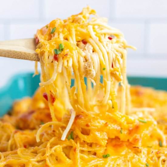 Rotel Chicken Spaghetti