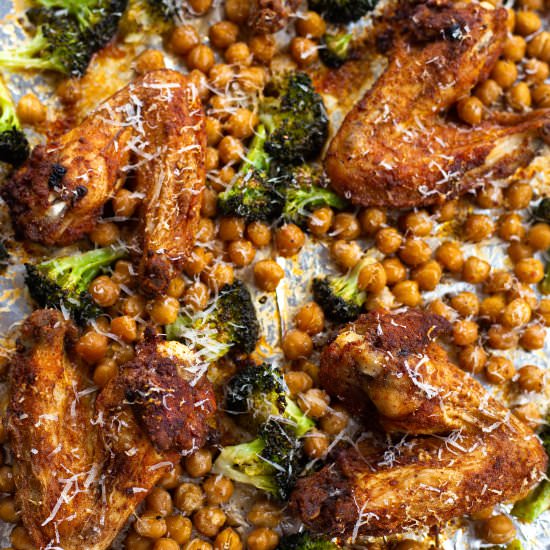 Sheet-Pan Chicken with Broccoli