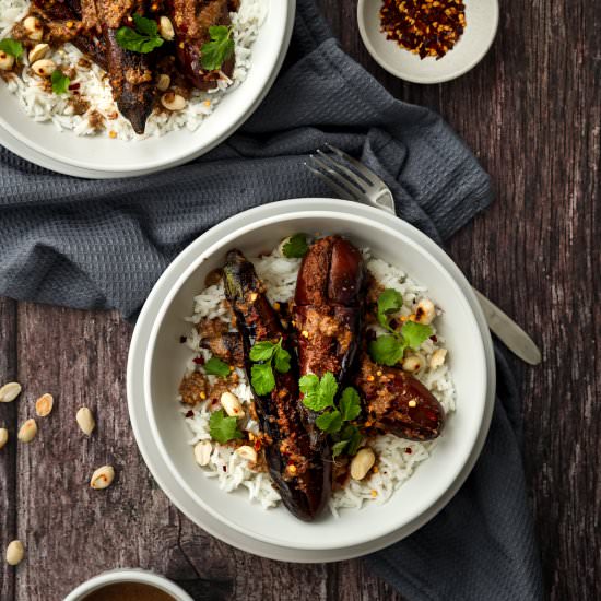 Stuffed Aubergine Curry