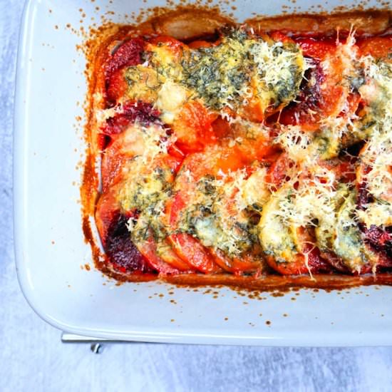beetroot gratin