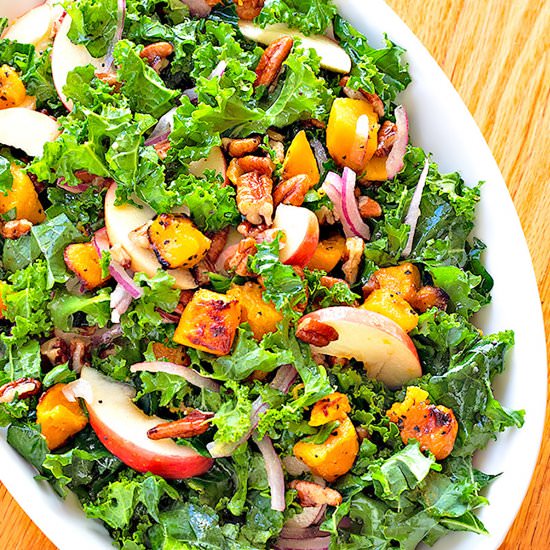 Kale Butternut & Apple Salad