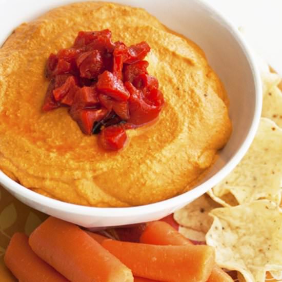 Roasted Red Pepper Hummus