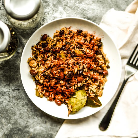 Vegan One-Pan Cajun Beans & Rice