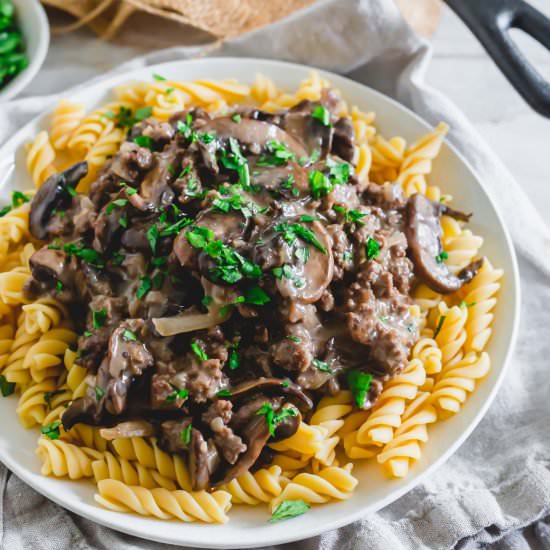 Venison Stroganoff (Dairy-Free)