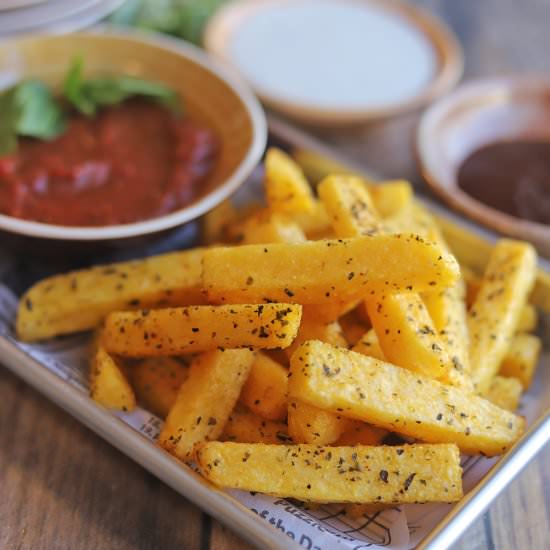 Air fryer polenta fries