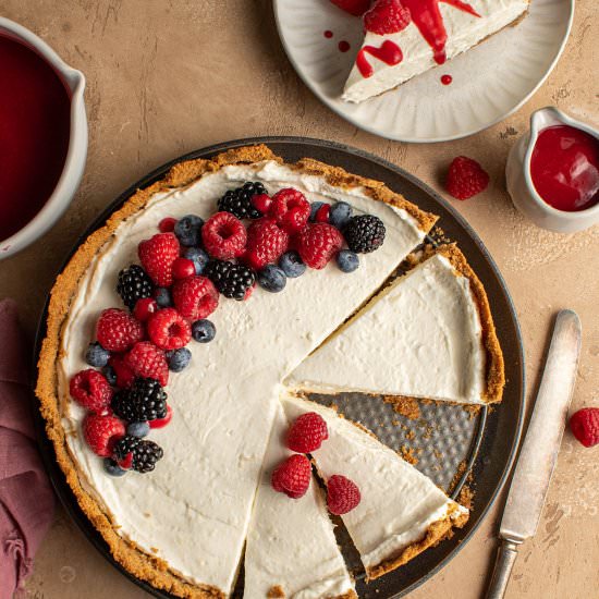 No-bake Greek yogurt cheesecake