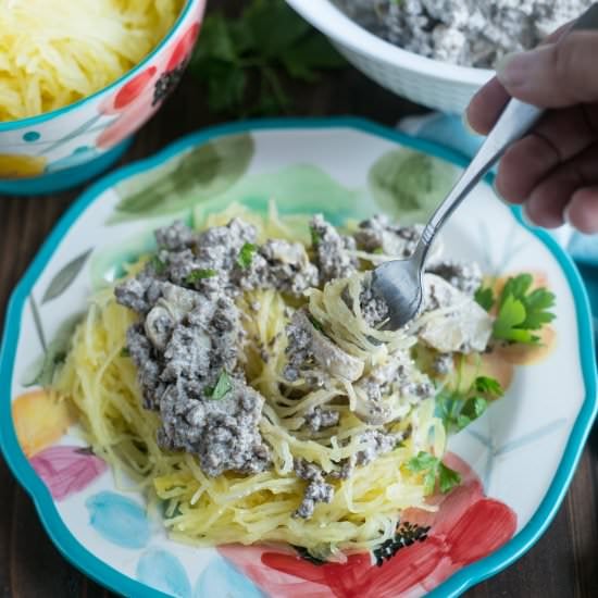 Ground Beef Stroganoff