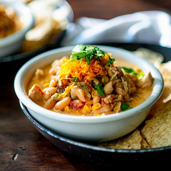 Instant Pot White Chicken Chili