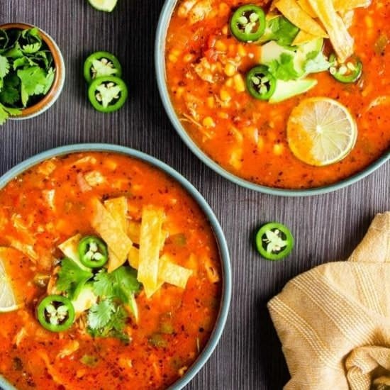 Chipotle Chicken Tortilla Soup