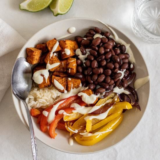 Black Bean & Sweet Potato Bowl