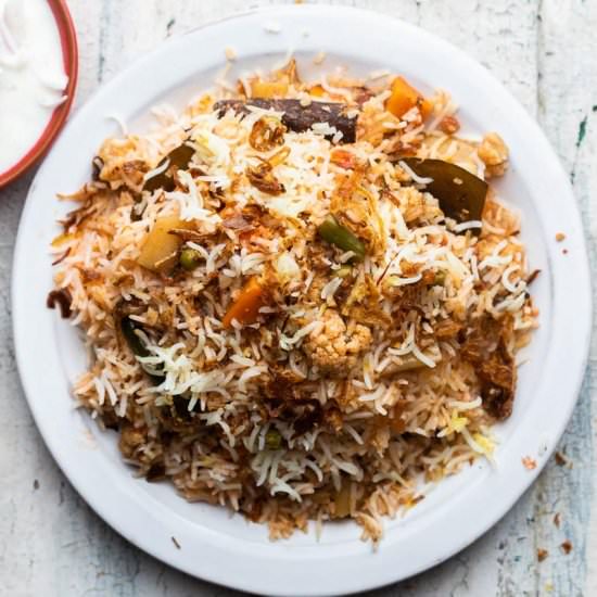 Vegetable Biryani