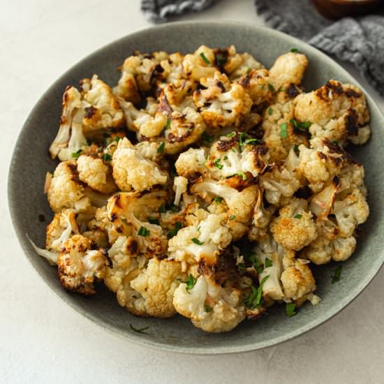 Roast Cauliflower with Vinaigrette