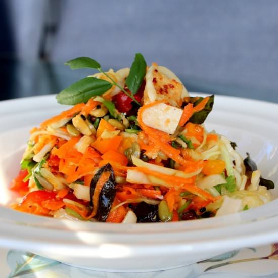 Slaw with Lemongrass dressing