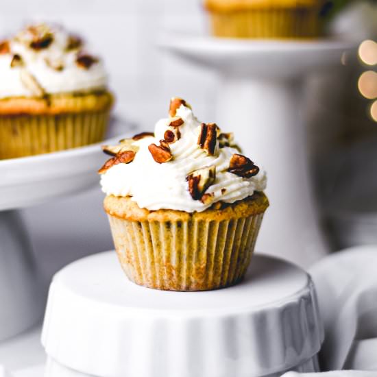 Vegan Italian Cream Cake Cupcakes