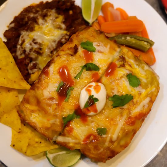 Green Chicken Enchiladas