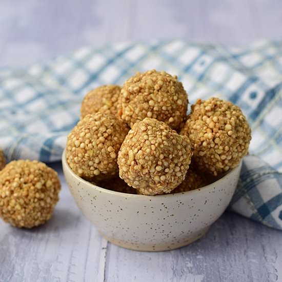 Vegan Cashew Puff Energy Balls