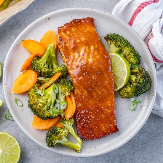 MISO GLAZED SALMON