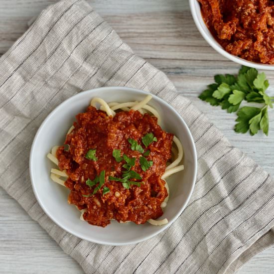 Tomato Meat Ragu