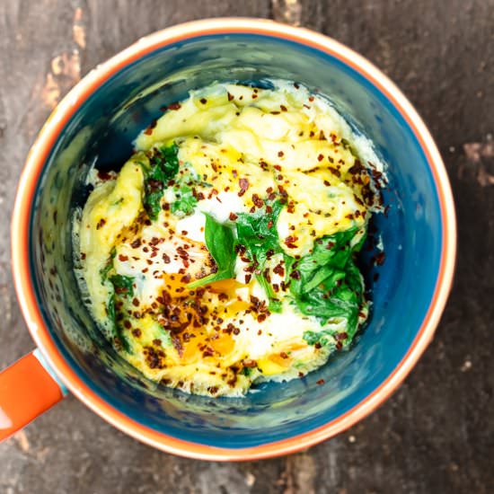 Easy Mug Omelet with Veggies