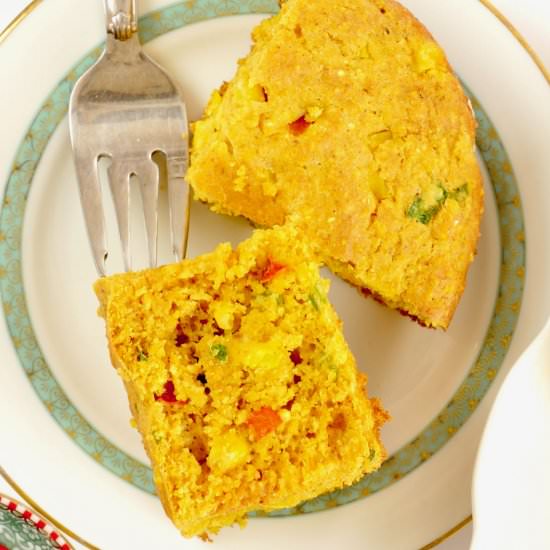Spicy Cornbread with Corn