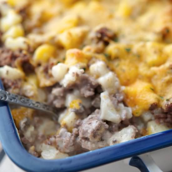Ground Beef Potato Casserole