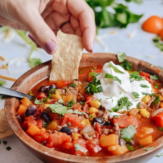 Taco Soup in 20 Minutes
